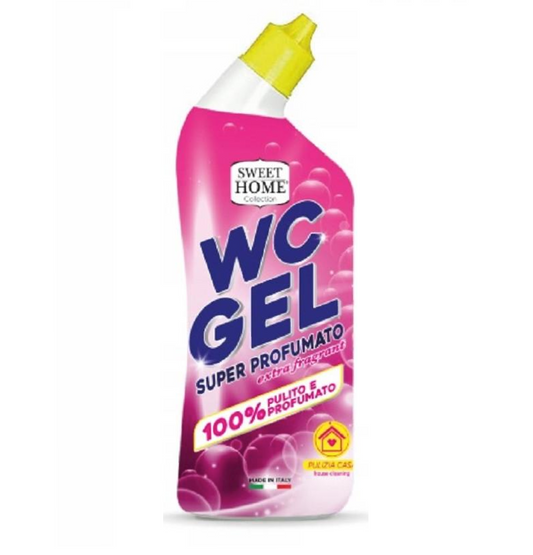 WC Gel Super Profumato – Detergente WC Anticalcare e Igienizzante ad Azione Prolungata