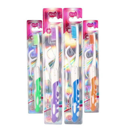 Spazzolino Travel con Filo Interdentale – Igiene Orale Completa in Viaggio