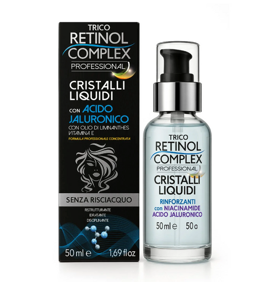 Cristalli Liquidi con Niacinamide – Lucentezza e Rigenerazione Capillare