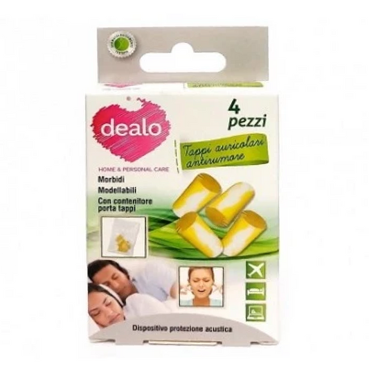 Tappi Auricolari Morbidi 4pz – Protezione Rumore e Comfort per Dormire e Viaggiare
