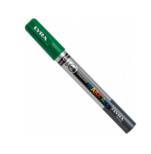 Mark All Punta Fine 1mm Verde Prato – Pennarello Universale Preciso