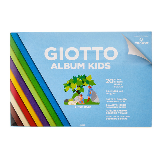 Album Kids A4 Colorato 20 Fogli 120g – Carta per Disegno Creativo