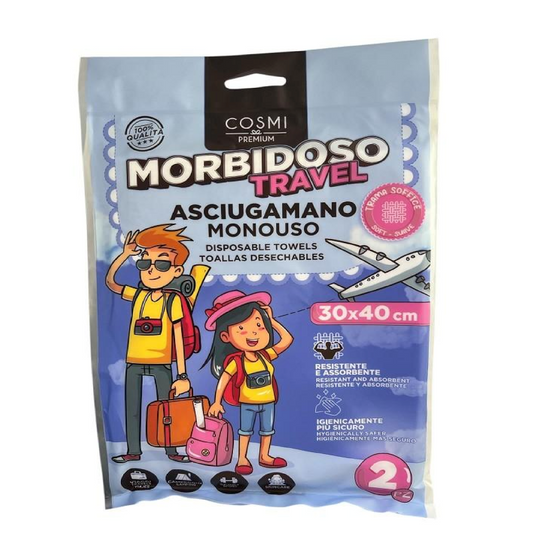 Asciugamano da Viaggio 30×40 cm – Morbido, Assorbente e Compatto
