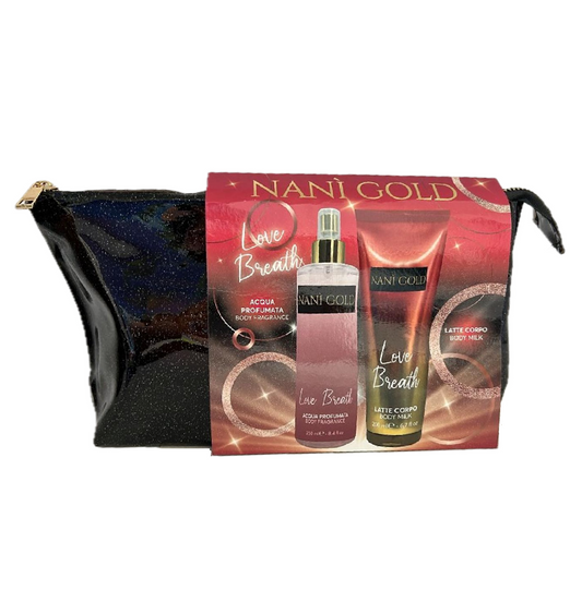 Gold Pochette Love Breath – Acqua Profumata + Crema Corpo Set Corpo Profumato