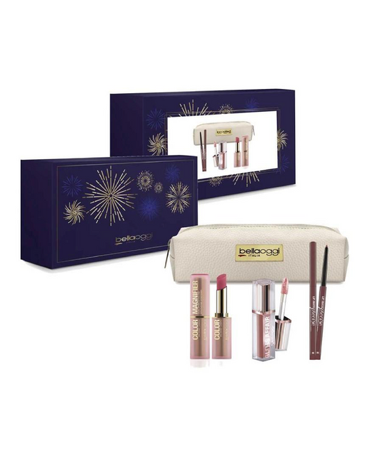 Cofanetto Trucco Labbra – Rossetto Color Magnifier + Gloss Affair + Matita Labbra + Pochette