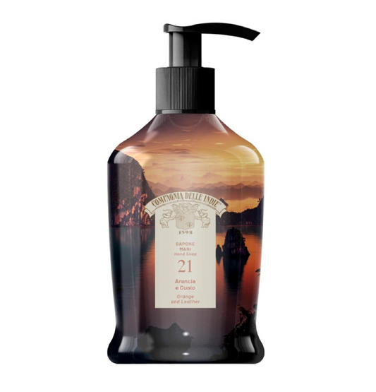 Sapone Mani Arancia e Cuoio – Detersione Delicata e Profumata