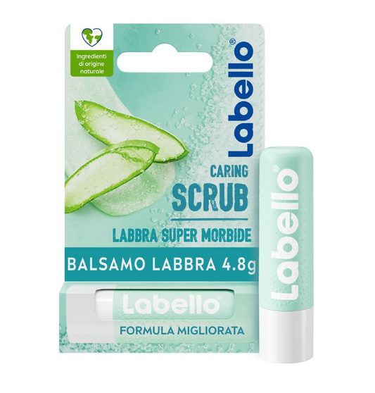 Labello Scrub Aloe Vera Stick – Esfoliante Labbra Idratante e Nutriente
