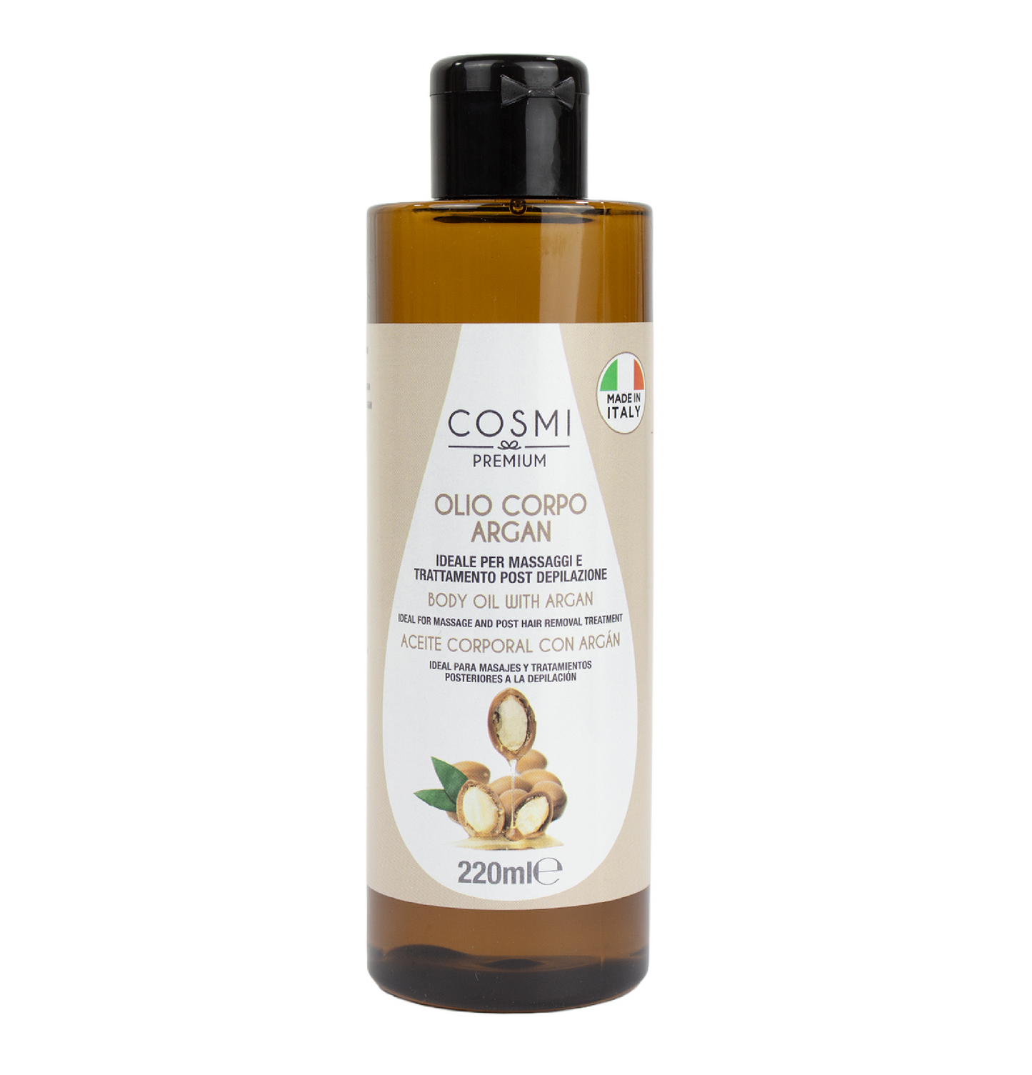 Olio Massaggi Post Cera all’Argan – Olio Lenitivo e Nutriente Dopo Depilazione