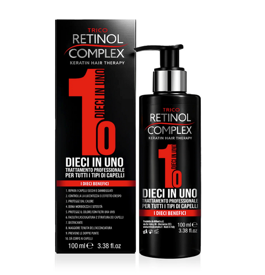 10in1 Trattamento Capelli – Spray Multifunzione per Tutti i Tipi di Capelli