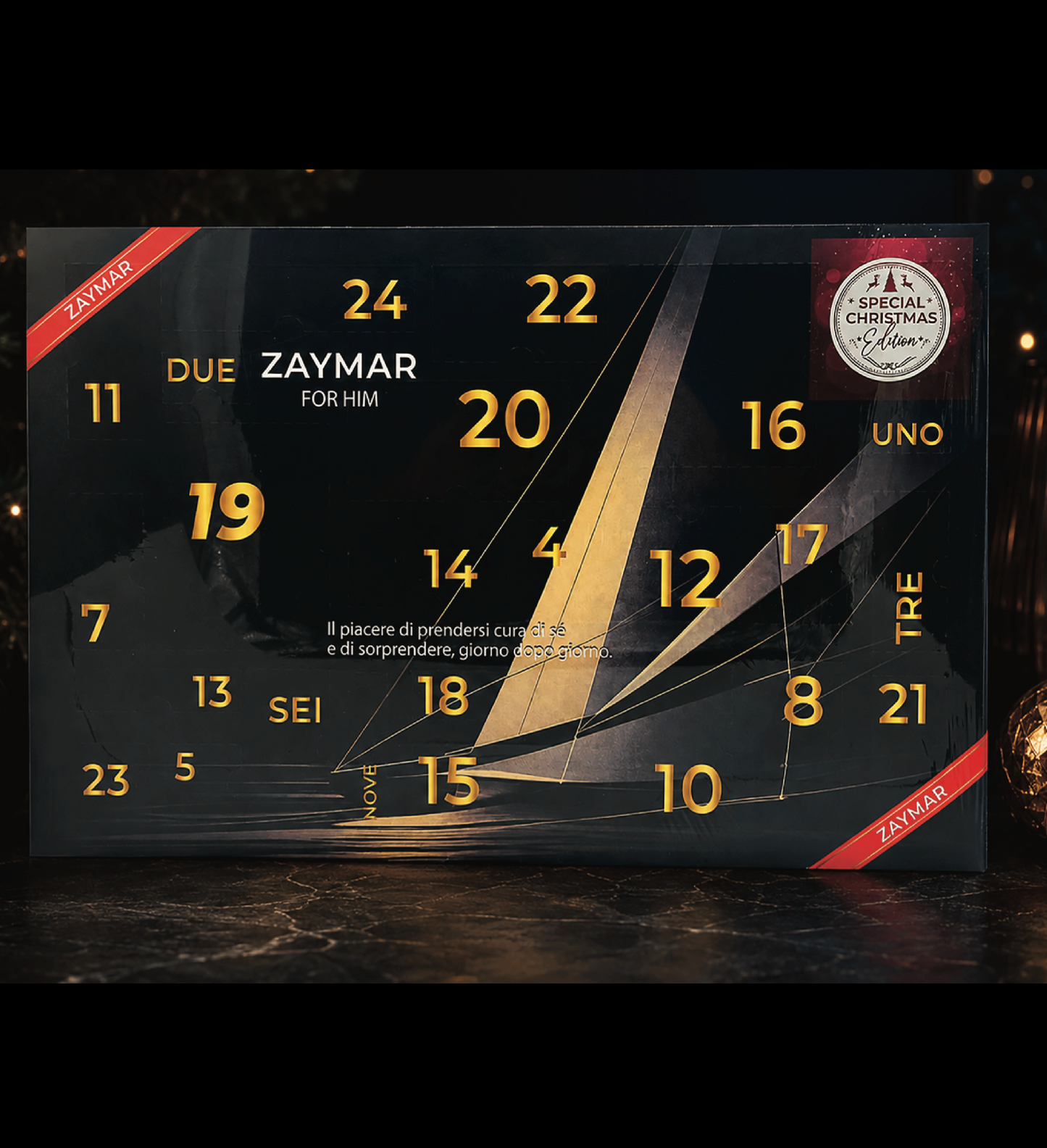 Calendario dell'Avvento Uomo Zaymar 2026 - 24 Sorprese Grooming