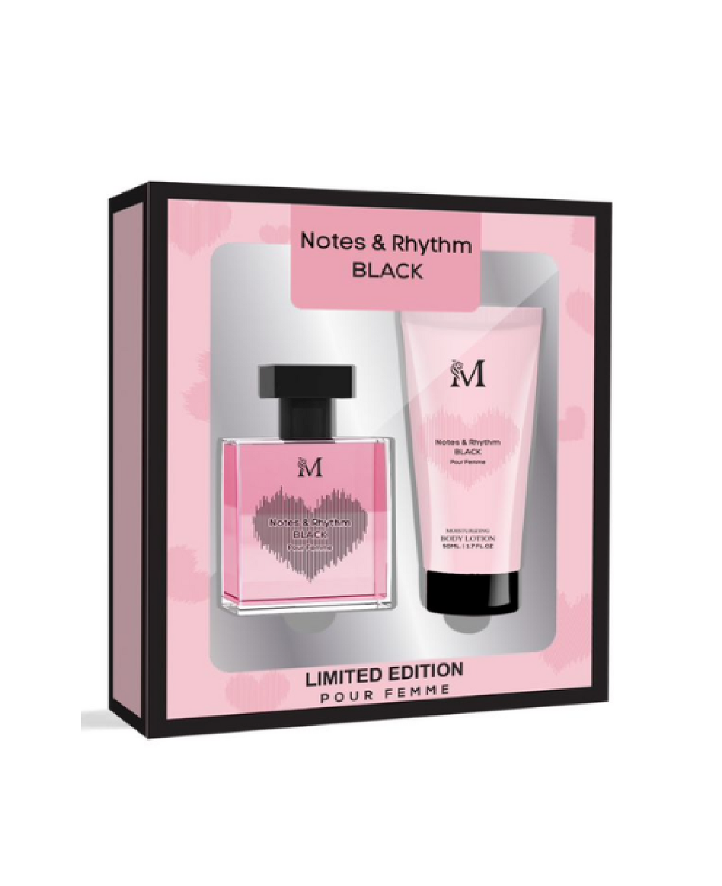 Cofanetto Notes & Rhythm Black EDP + Body Lotion