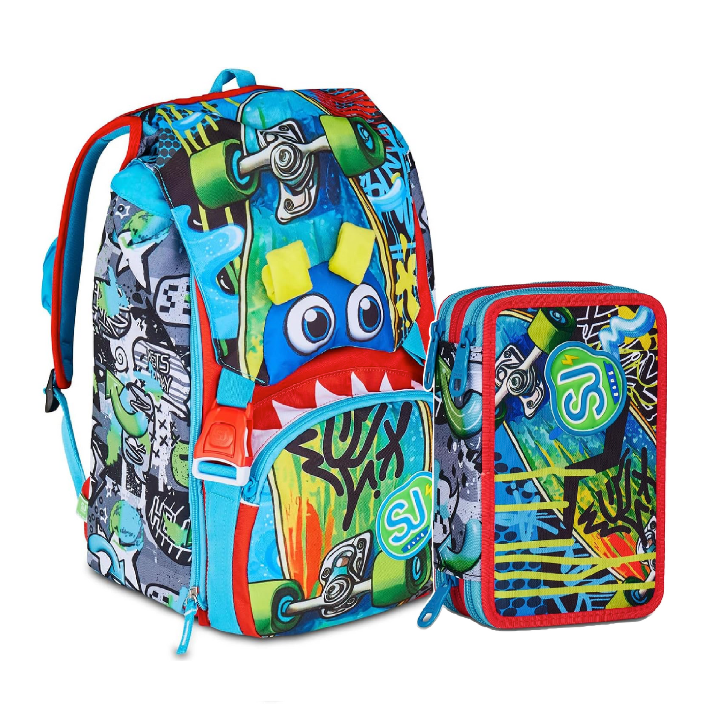 Zaino Sj Sharky Skate Boy Sdoppiabile