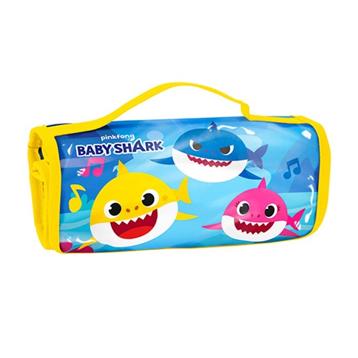 Rotolo Portacolori Baby Shark - Astuccio Arrotolabile Bambini