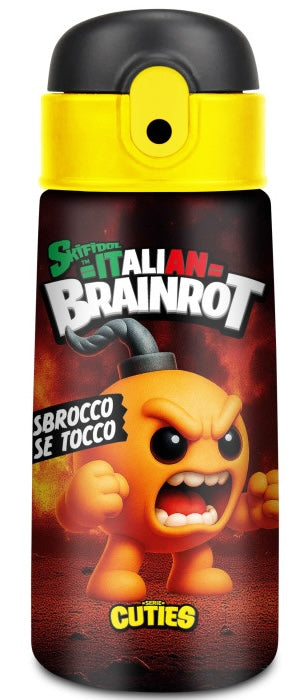 Borraccia Kid con Tracolla Italian Brainrot - Borraccia Termica e Pop
