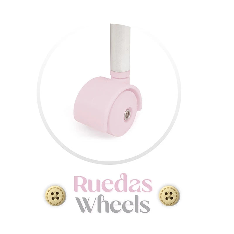 Sophie Culla per Bambole con Lettino e Ruote