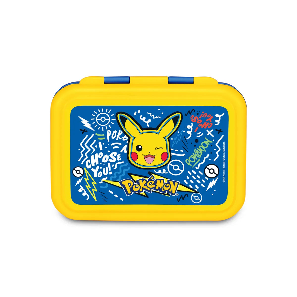 Portamerenda Pokémon in Alluminio 2 Scomparti - Porta Pranzo Pikachu