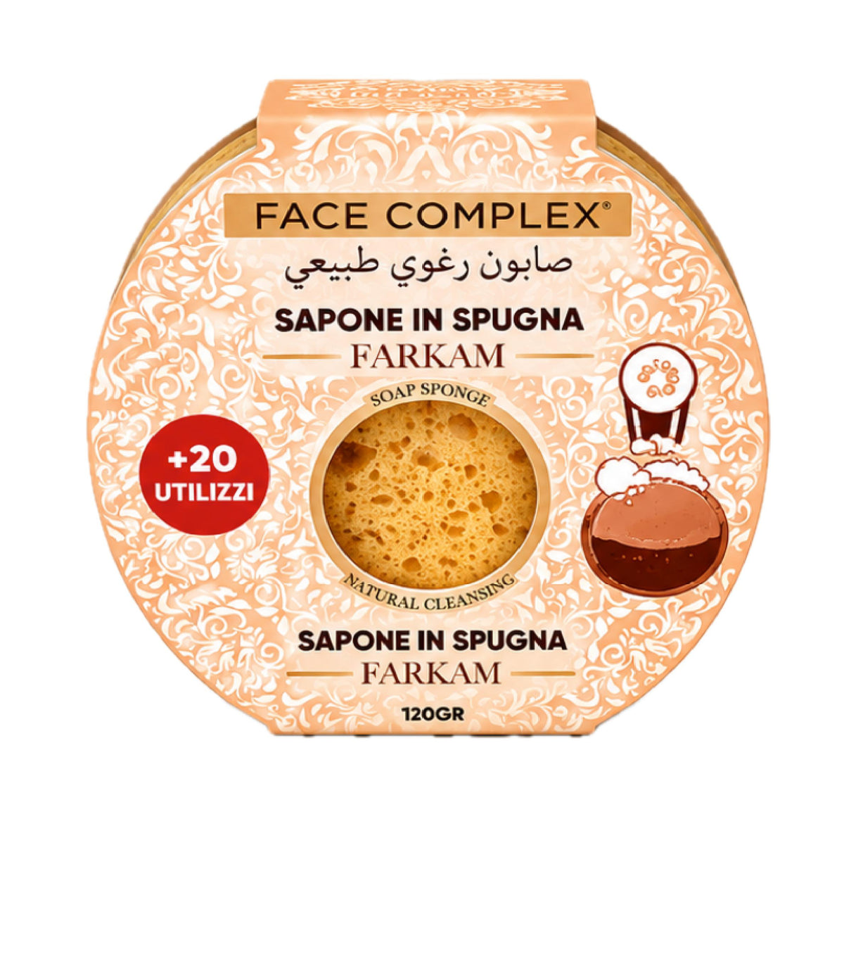 Sapone in Spugna Via lattea GummGumm e Farkam 120gr per 20 utilizzi