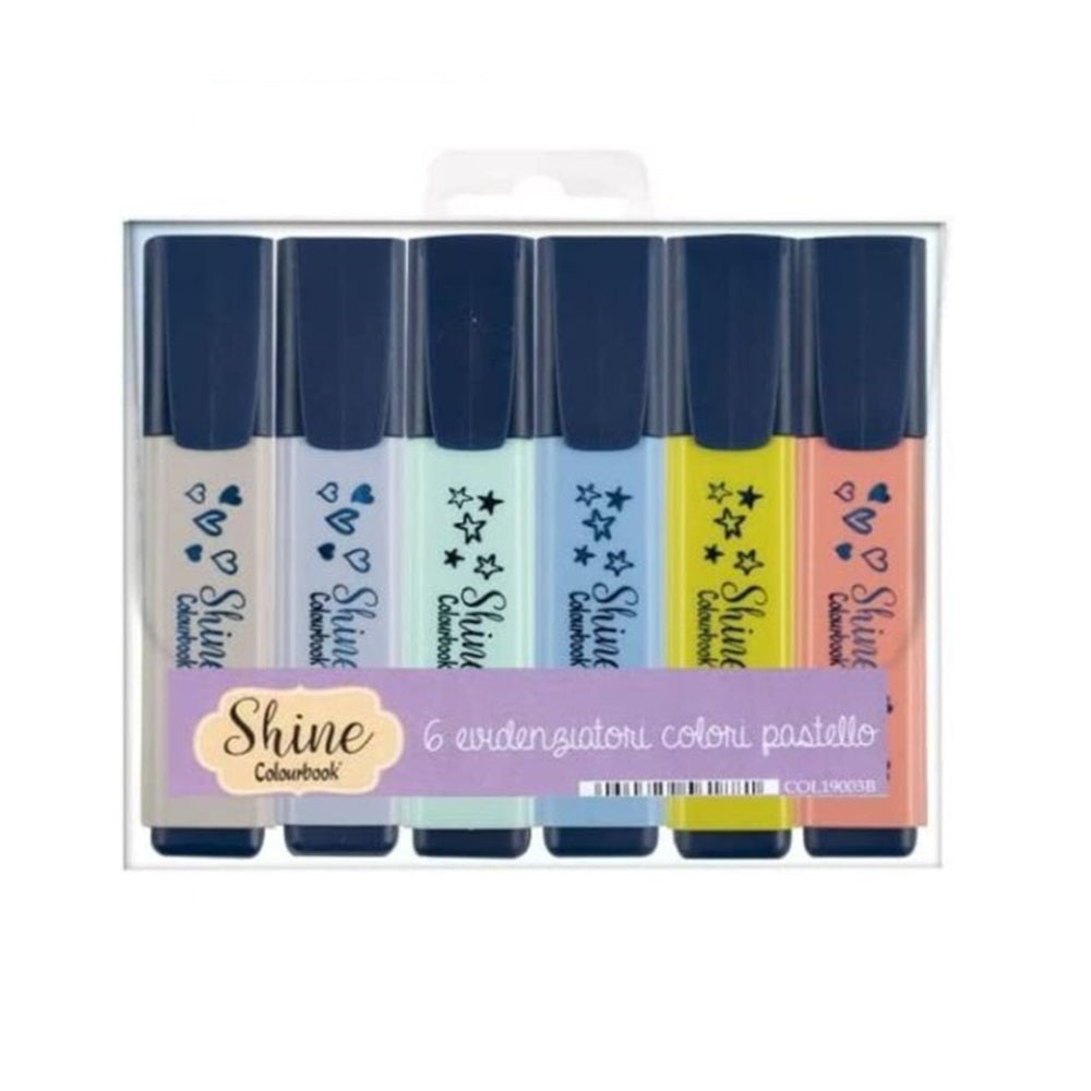 Evidenziatori Shine Pastel