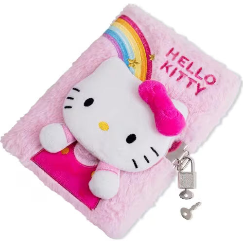 Diario Segreto Hello Kitty Peluche con Lucchetto