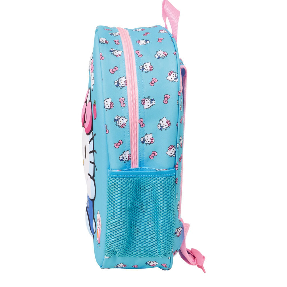 Zaino 3D Hello Kitty 33cm | Zainetto Asilo e Tempo Libero con Tasca Laterale