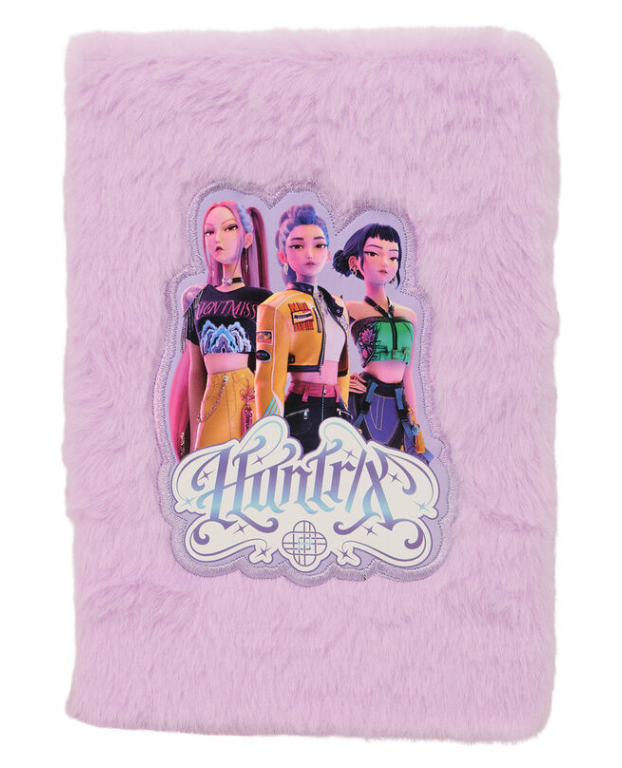 Fluffy Notebook K-Pop Demon Hunters - Taccuino Peloso A5 K-Pop