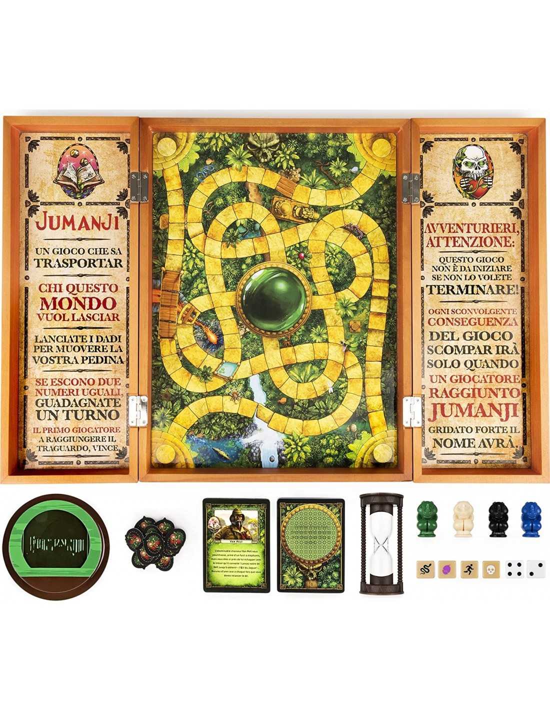 Jumanji in Legno Total Refresh - Gioco da Tavolo Ufficiale Reale