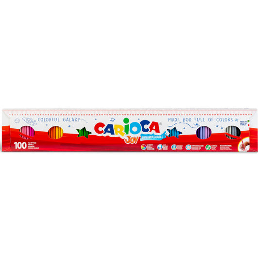 100 Pennarelli Joy 1 Metro – Maxi Set Colori per Scuola e Creatività