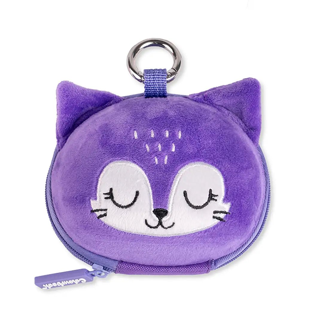 Pocket Pets Portamonete Peluche con Moschettone – 3 Varianti Gatto, Chimera, Orso