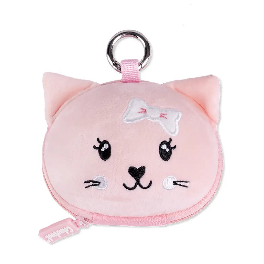 Pocket Pets Portamonete Peluche con Moschettone – 3 Varianti Gatto, Chimera, Orso