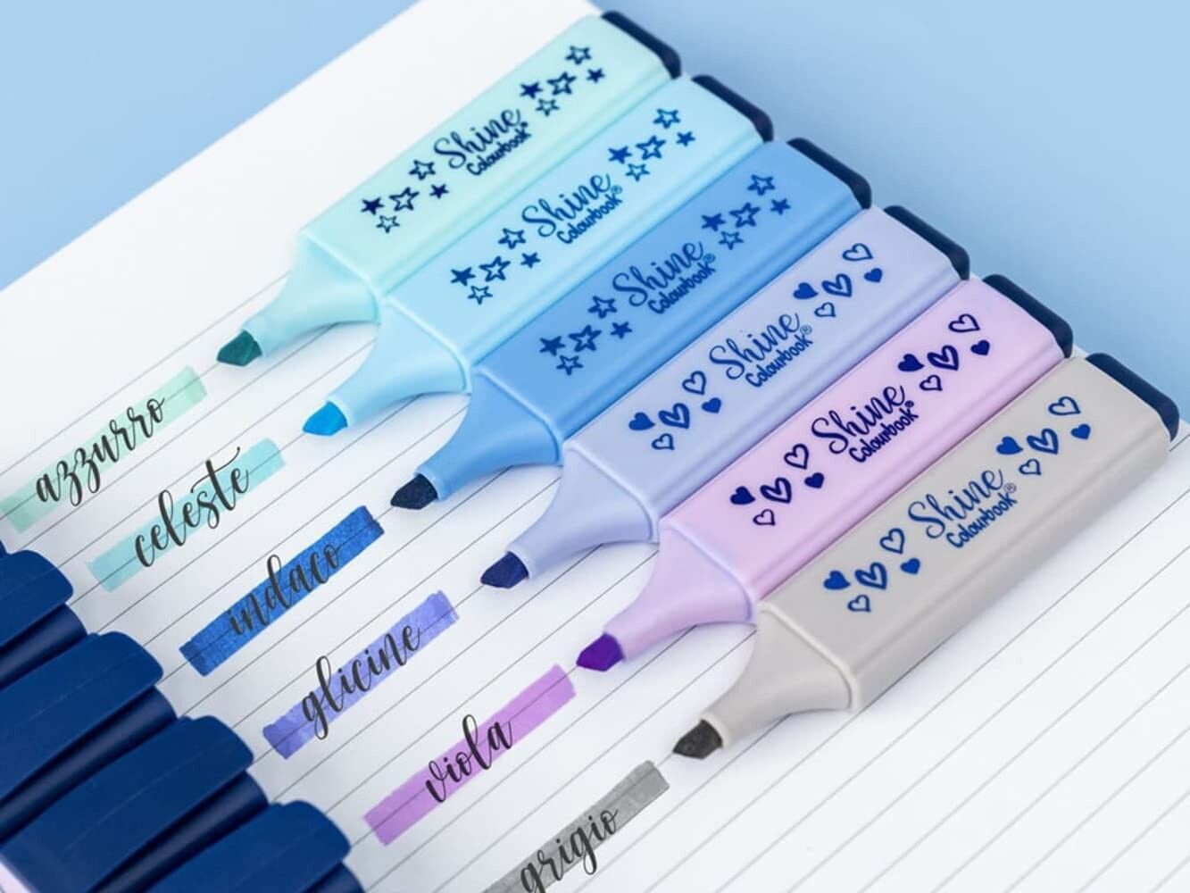Evidenziatori Shine Pastel