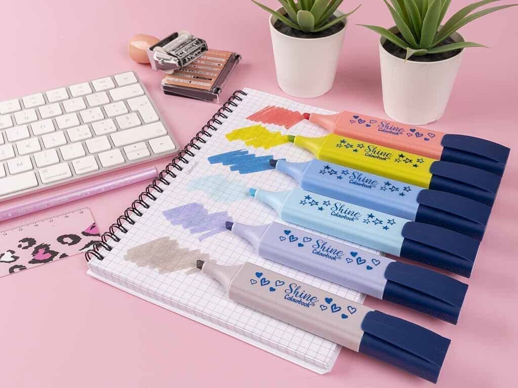 Evidenziatori Shine Pastel