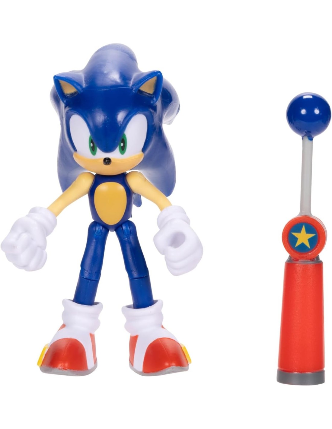 Sonic – Action Figure Articolata da 10 cm con Blue Checkpoint
