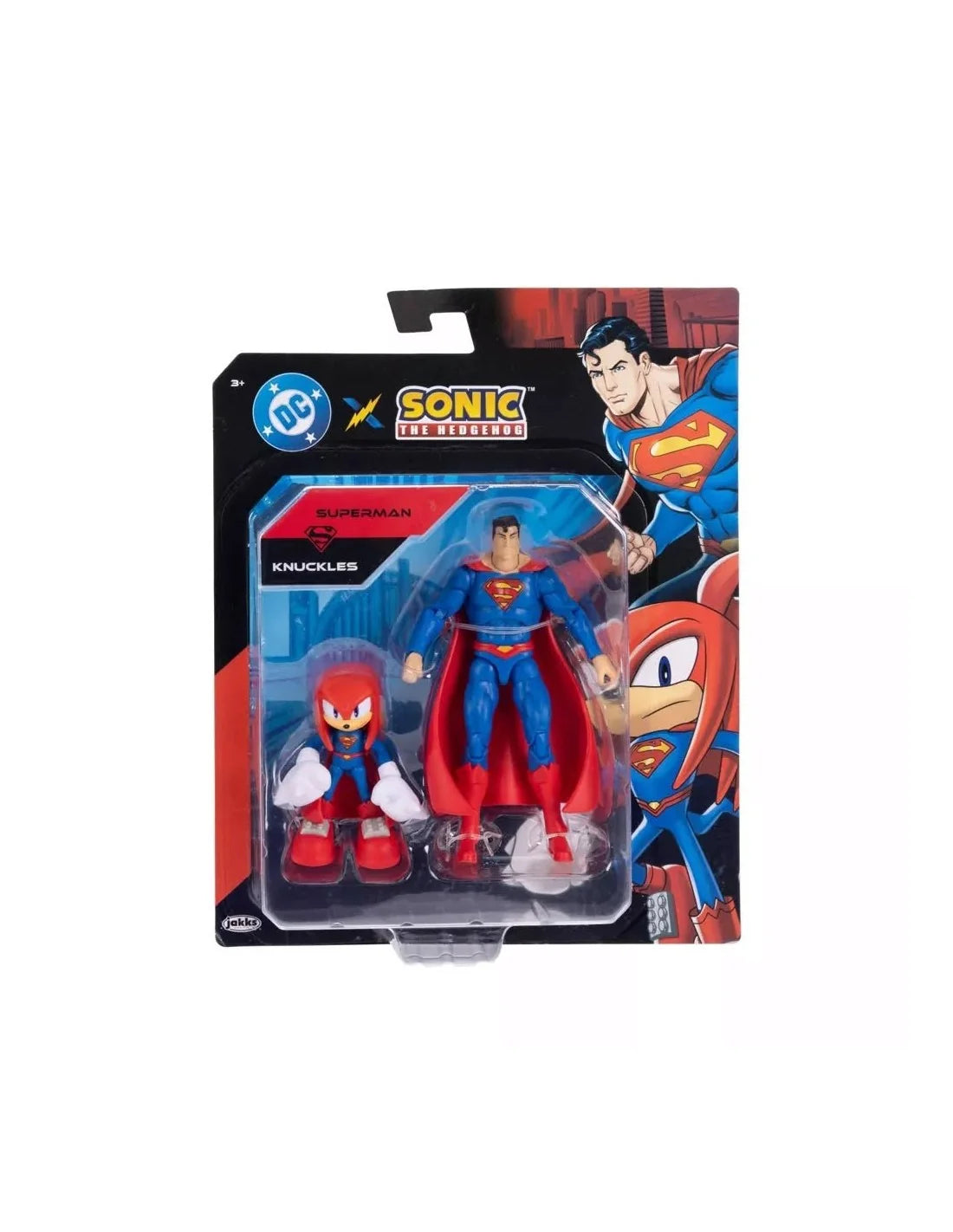 Sonic x DC Knuckles Superman Action Figure da Collezione | Crossover Ufficiale