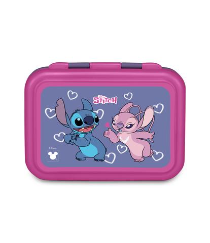 Portamerenda Stitch in Alluminio 2 Scomparti - Porta Pranzo