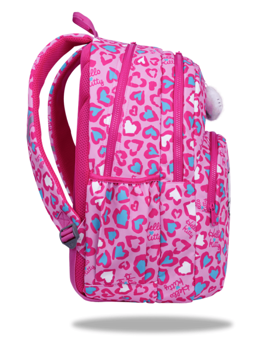 Zaino Scuola Hello Kitty Rosa | Modello Rider 2 Scomparti 27L