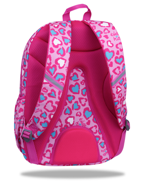 Zaino Scuola Hello Kitty Rosa | Modello Rider 2 Scomparti 27L