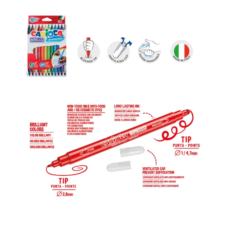 Valigia da Viaggio 30 Pennarelli + Album da Colorare – Set Creativo Portatile